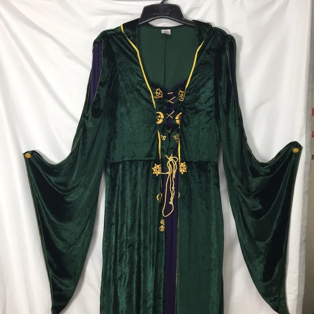 Disney Hocus Pocus Womens Winifred Sanderson Costume Size 2XL Like-NEW